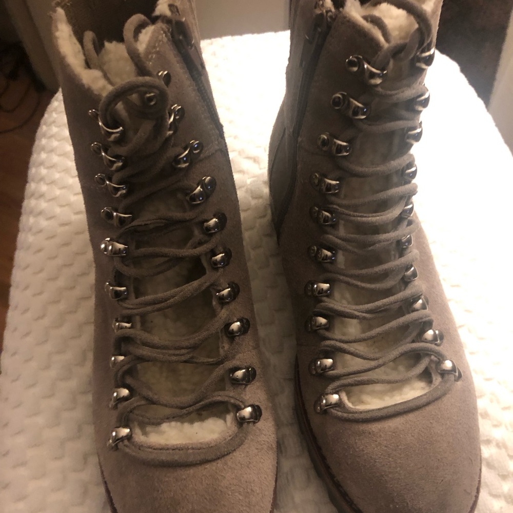 Jeffrey Campbell Women's Suede Lace-Up Boots